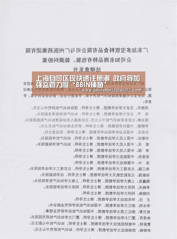上海自贸区现快速注册潮 政府将加强监管力度‘BBIN捕鱼’(图4) BBIN娱乐城